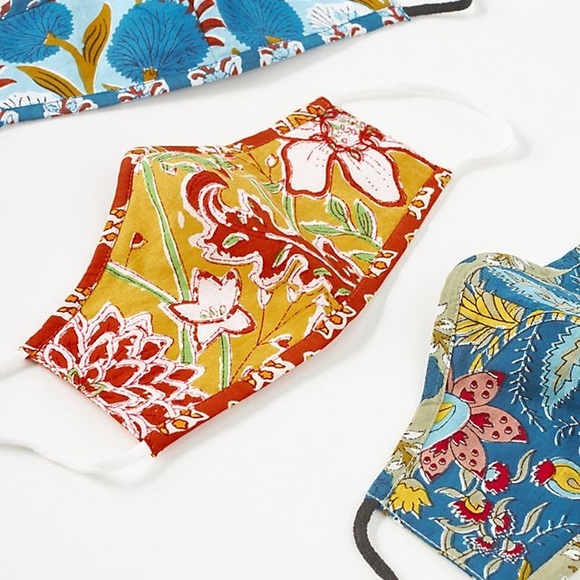 NWT Anthropologie Reversible Face Masks 3 Pack - Picture 4 of 4